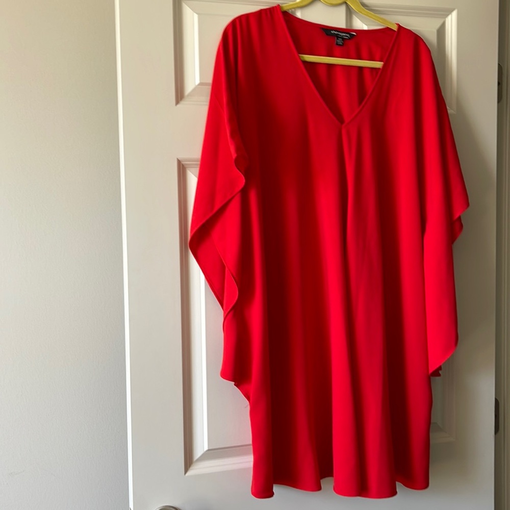Sharogango red tunic top